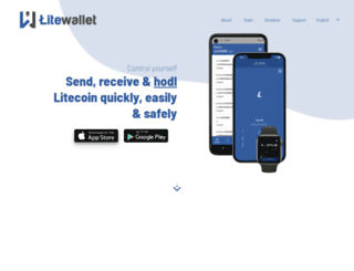 lite-wallet.org screenshot