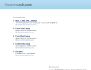 litecoincash.com screenshot