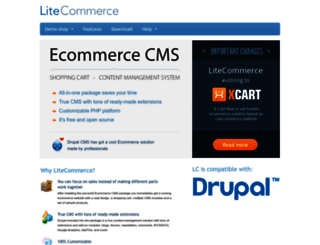litecommerce.com screenshot
