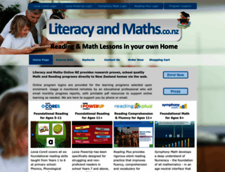 literacyandmaths.co.nz screenshot