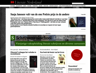 literairnederland.nl screenshot