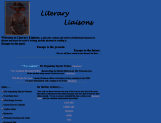 literary-liaisons.com screenshot