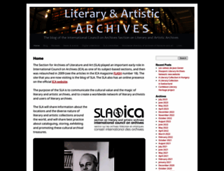 literaryartisticarchives-ica.org screenshot