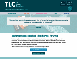 literaryconsultancy.co.uk screenshot