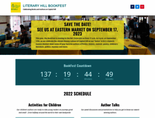 literaryhillbookfest.org screenshot