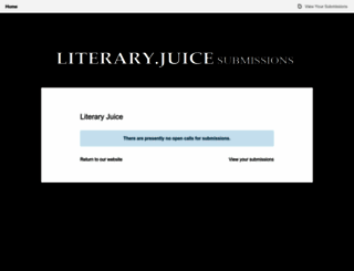 literaryjuice.submittable.com screenshot