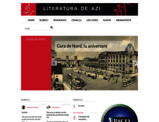 literaturadeazi.ro screenshot