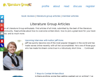 literaturegroup.com screenshot