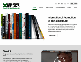 literatureireland.com screenshot