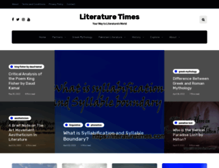 literaturetimes.com screenshot