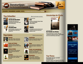 literaturtipps.de screenshot