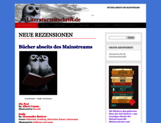 literaturzeitschrift.de screenshot