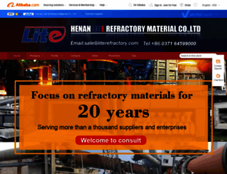literefractory.en.alibaba.com screenshot