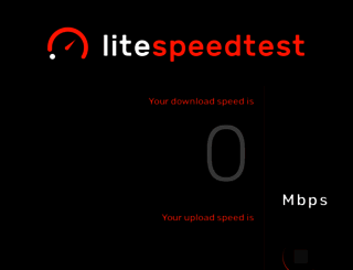 litespeedtest.com screenshot