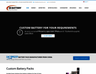 lithiumbatterychina.com screenshot