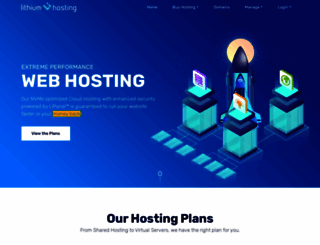 lithiumhosting.com screenshot