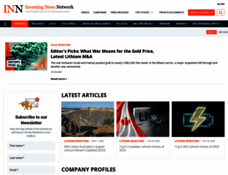 lithiuminvestingnews.com screenshot