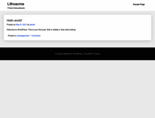 lithoacme.com screenshot