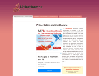 lithothamne.net screenshot