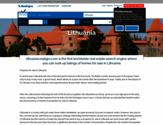 lithuania.realigro.com screenshot