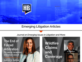 litigationconferences.com screenshot