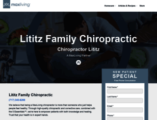 lititzfamilychiropractic.com screenshot