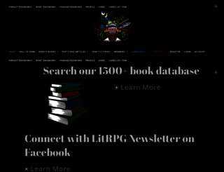 litrpg-newsletter.com screenshot