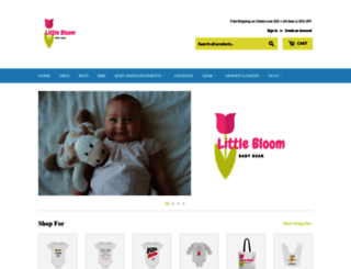 little-bloom-baby-gear.myshopify.com screenshot