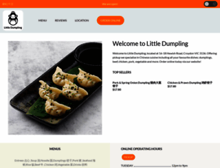 little-dumpling.com.au screenshot