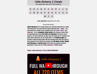 Little Alchemy 2 Full Walkthrough 720 Items 