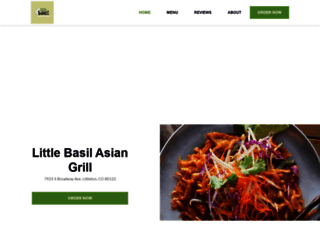 littlebasilasiangrill.com screenshot