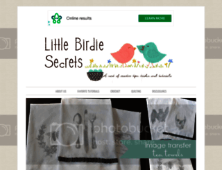littlebirdiesecrets.blogspot.com screenshot