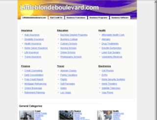 littleblondeboulevard.com screenshot