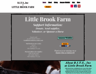 littlebrookfarmsanctuary.org screenshot