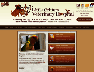littlecrittersvet.com screenshot