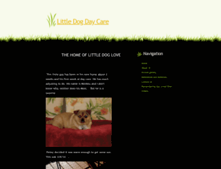 littledogdaycare.yolasite.com screenshot