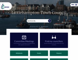 littlehampton-tc.gov.uk screenshot