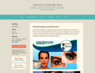 littleluxuryspa.com screenshot