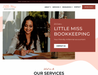 littlemissbookkeeping.com.au screenshot