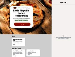 littlenapolisitalianrestaurant.com screenshot
