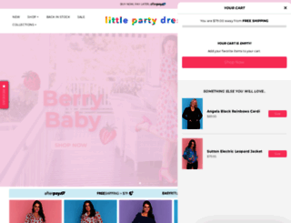 littlepartydress.com.au screenshot