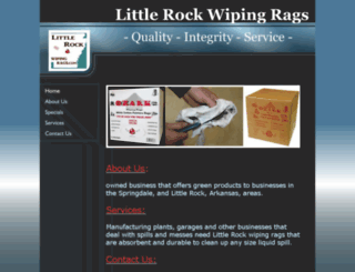 littlerockwipingrags.com screenshot