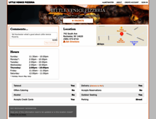 littlevenicepizza.netwaiter.com screenshot