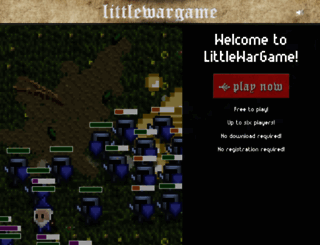 littlewargame.com screenshot