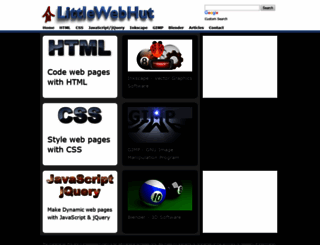 littlewebhut.com screenshot