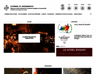 liturgiecatholique.fr screenshot