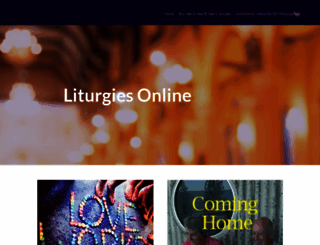 liturgiesonline.com.au screenshot