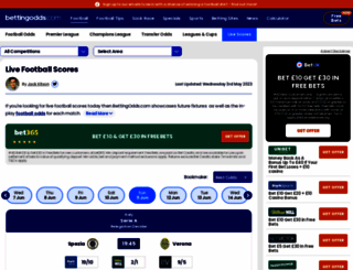 live-football-scores.co.uk screenshot