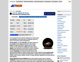 live-for-speed.jetindir.com screenshot