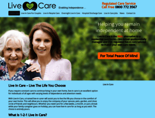 live-in.care screenshot